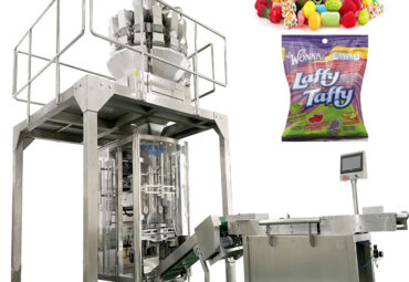 Багатофункціональна вертикальна автоматична машина для пакування харчових продуктів Vffs для рису/кави/горіхів/солі/соусу/квасолі/насіння/цукру/вугілля/корму для собак/котячого туалету/фістаків